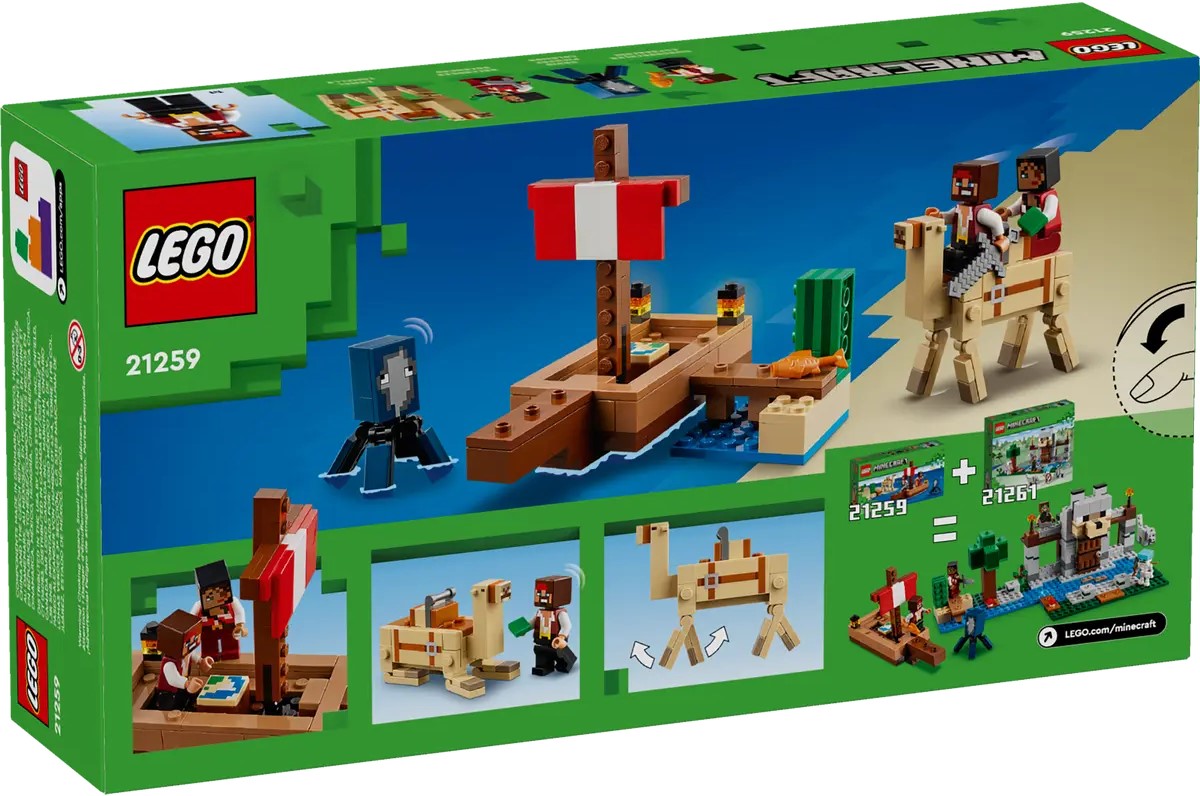 Lego Minecraft. Calatorie pe corabia de pirati