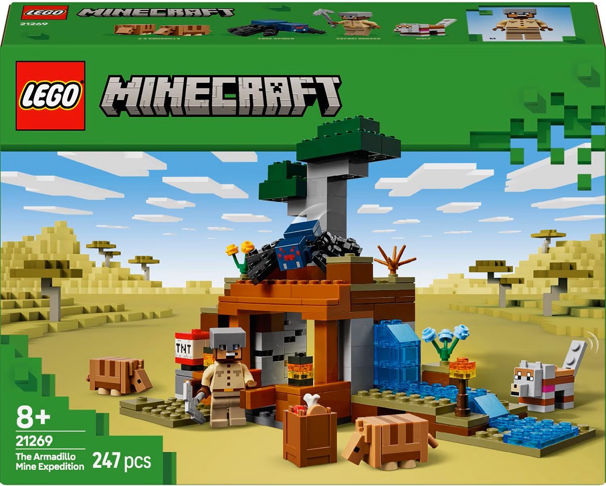 Lego Minecraft. Expeditia de minerit cu Tatu