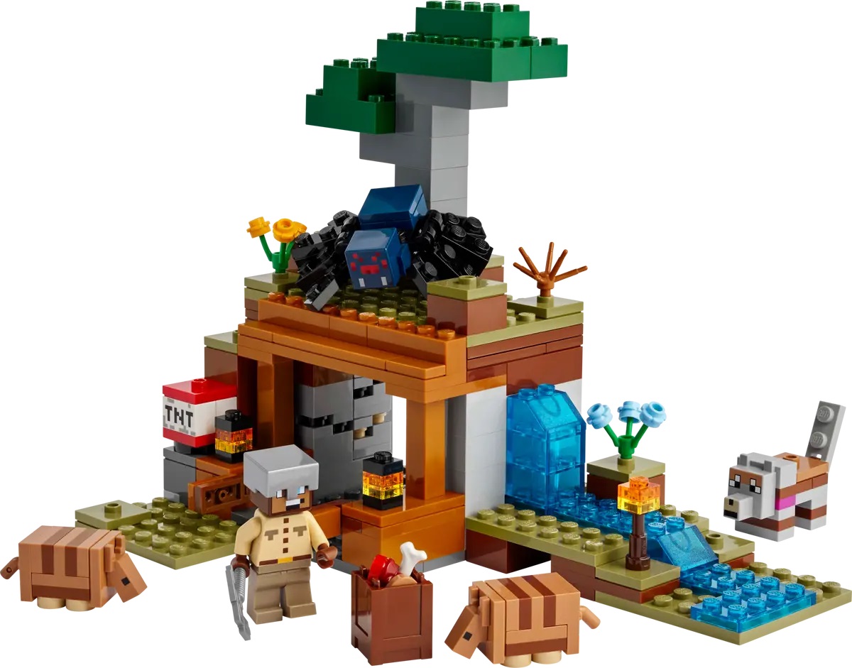Lego Minecraft. Expeditia de minerit cu Tatu