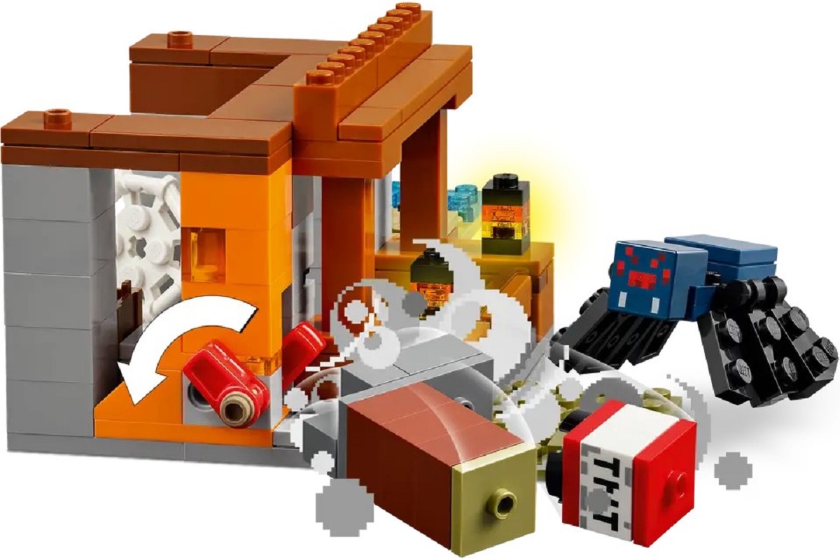 Lego Minecraft. Expeditia de minerit cu Tatu