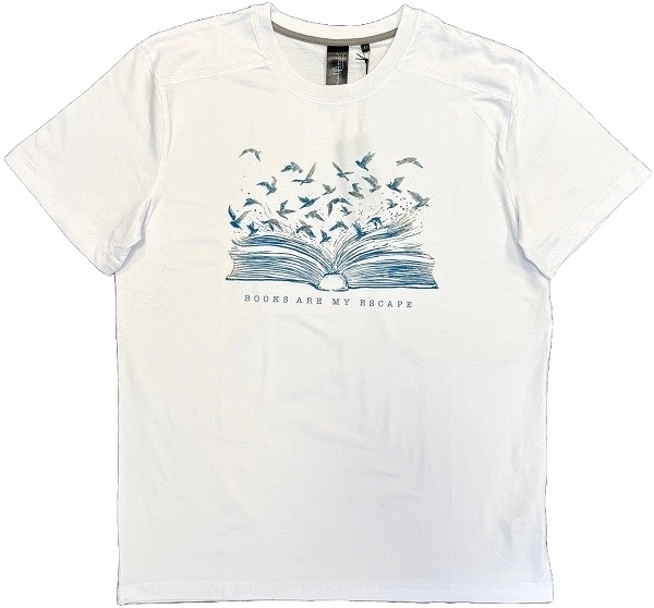 Tricou: Books are my escape. Marimea L