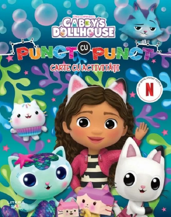Gabby's Dollhouse: Punct cu punct. Carte cu activitati