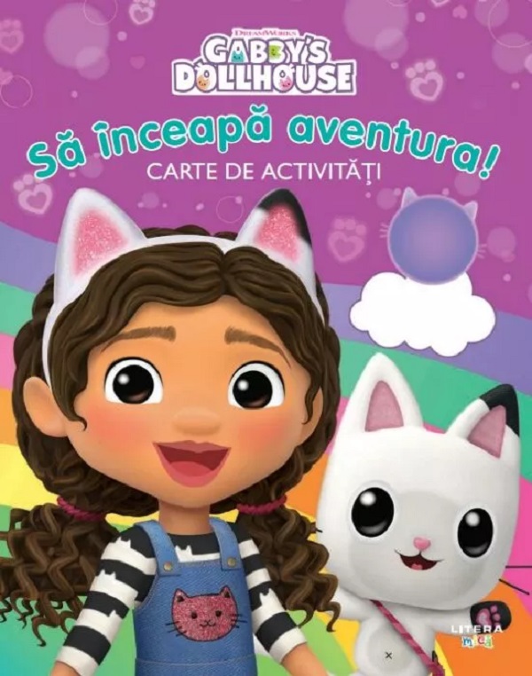 Gabby's Dollhouse: Sa inceapa aventura! Carte de activitati