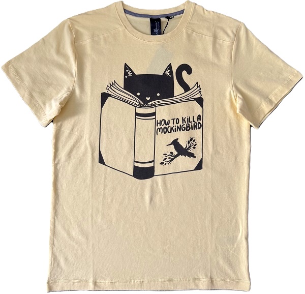 Tricou: How to kill a mockingbird. Vanila. Marimea S