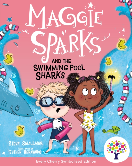 Maggie Sparks and the Swimming Pool Sharks: Accessible Symbolised Edition -