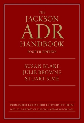 The Jackson Adr Handbook - Stuart Sime