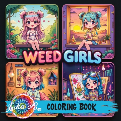 Weed Girls: Cozy Trippy Coloring Book with Psychedelic Designs, Cute Characters & Chill Vibes - Perfect Gift for Adults, Teens & Stoner Art Lovers on - Luka Poe