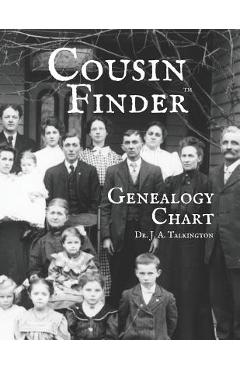 Coperta cărții 'Cousin Finder: Genealogy Chart - J. A. Talkington'