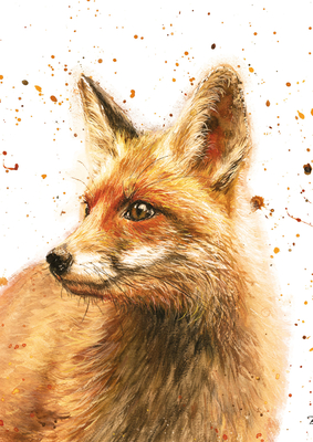 Bree Merryn Fox Lined Notebook: Plastic Free Packaging - Carousel Calendars