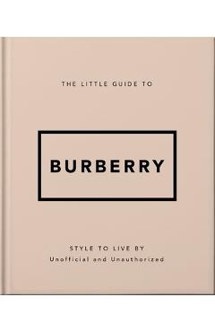 Coperta cărții 'The Little Guide to Burberry -'