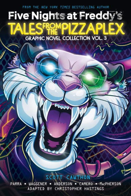 Coperta cărții 'Five Nights at Freddy's: Tales from the Pizzaplex Graphic Novel Collection Vol. 3 - Scott Cawthon'