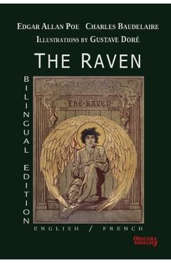 Coperta cărții 'The Raven - Bilingual Edition - English/French - Edgar Allan Poe'