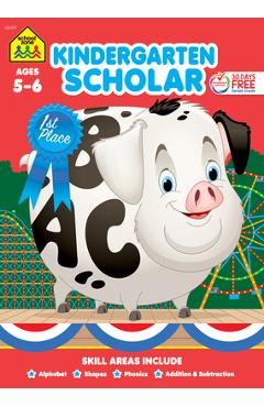Poza produsului School Zone Kindergarten Scholar Workbook - School Zone