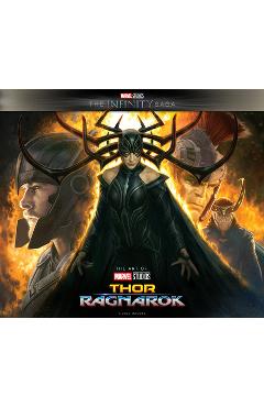 Coperta cărții 'Marvel Studios' the Infinity Saga - Thor: Ragnarok - The Art of the Movie - Eleni Roussos'