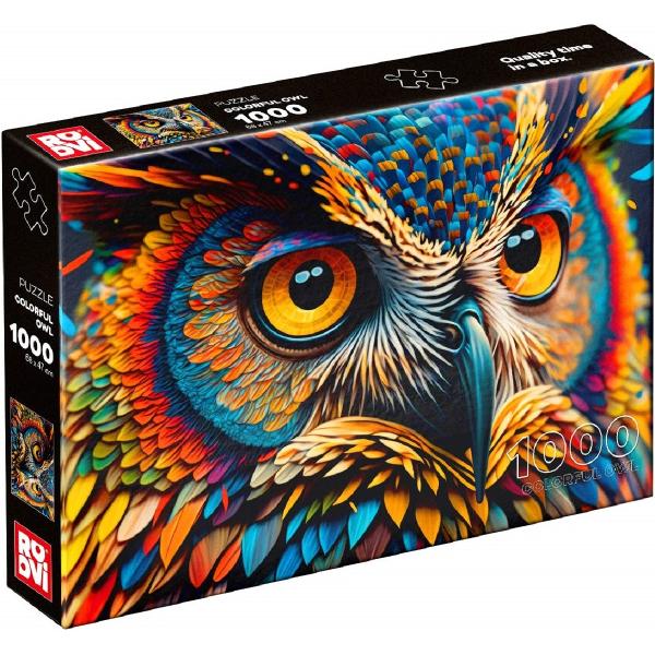 Puzzle 1000: Colorful Owl