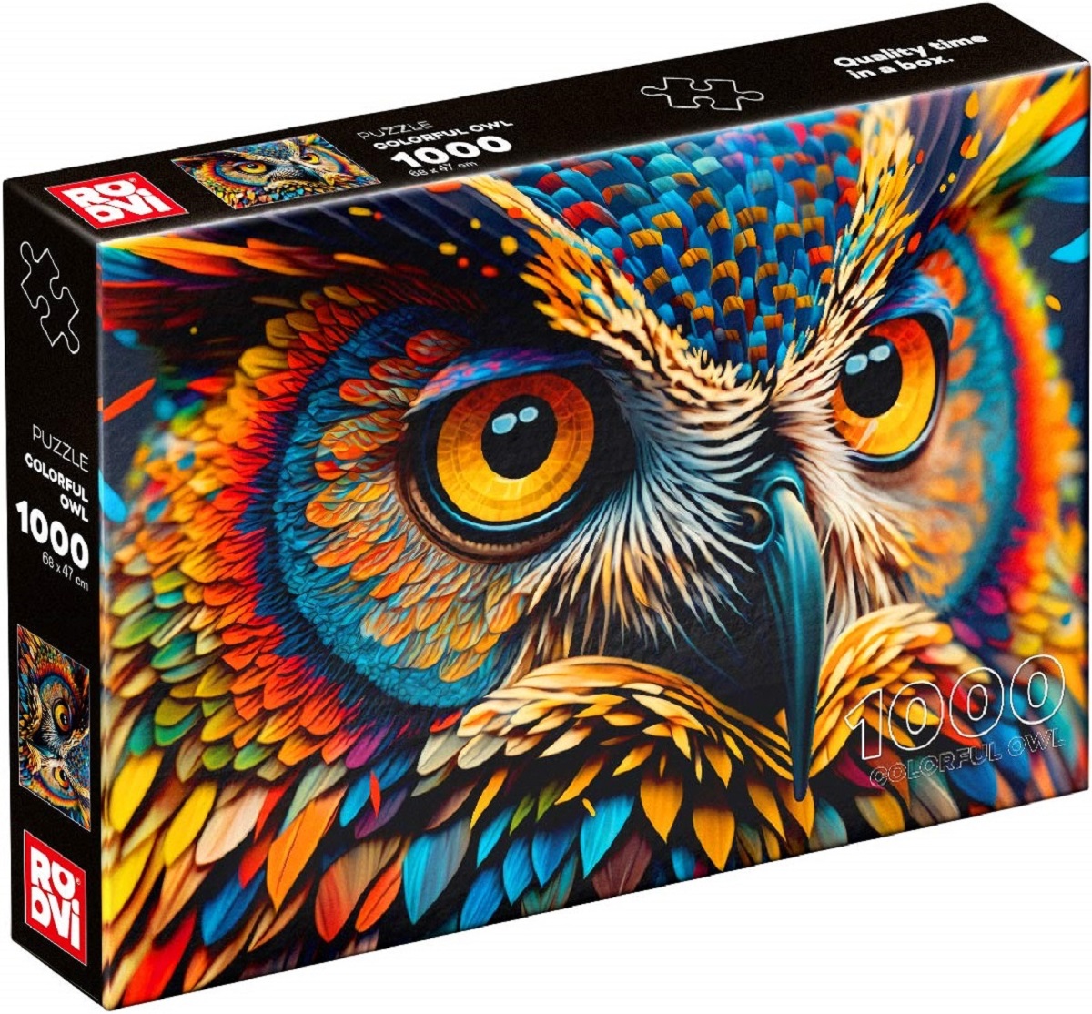 Puzzle 1000: Colorful Owl