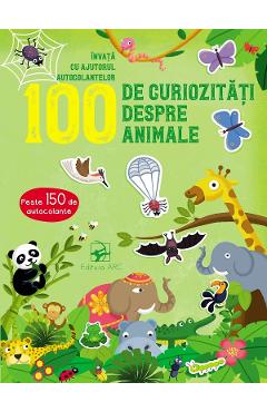 Coperta cărții '100 de curiozități despre animale'