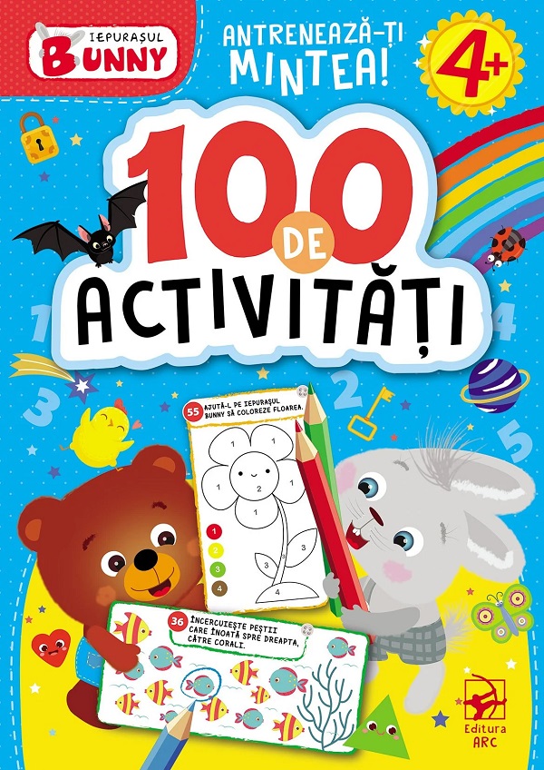 Iepurasul Bunny: 100 de activitati. 4 ani+