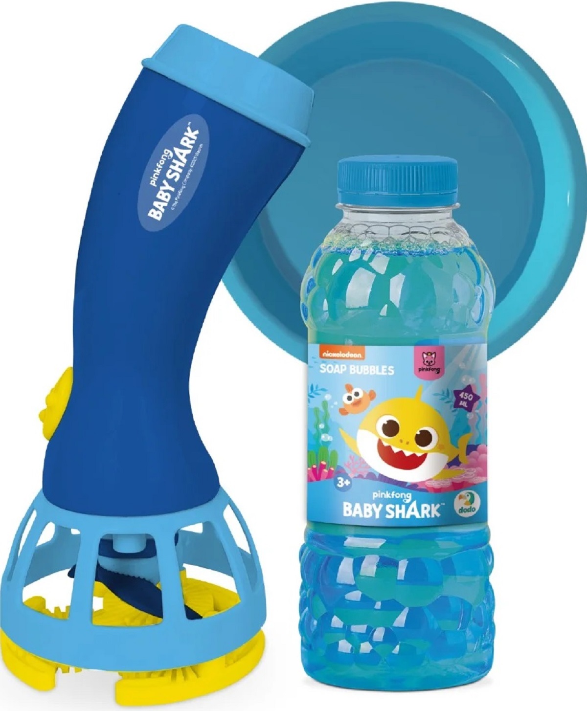 Baby Shark. Set baloane de sapun cu generator