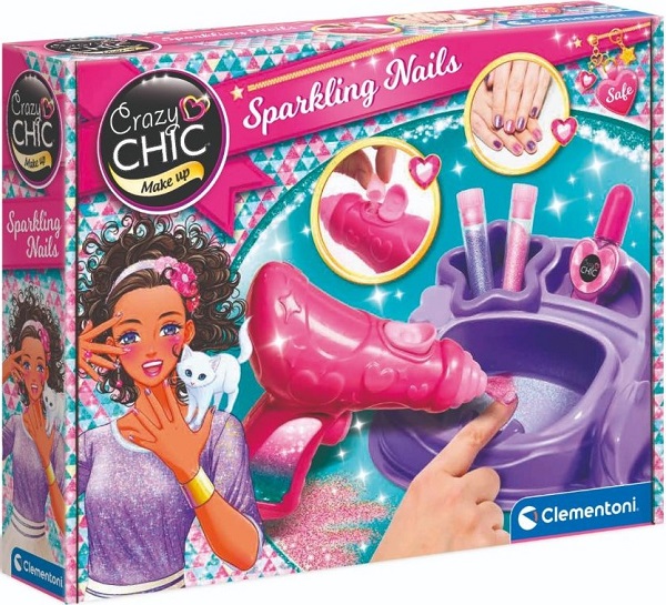 Set de manichiura: Unghii sclipitoare. Crazy Chic