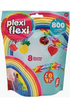 Imaginea produsului 'Set Plexi Flexi. 800 elastice din cauciuc și 8 accesorii. Verde'