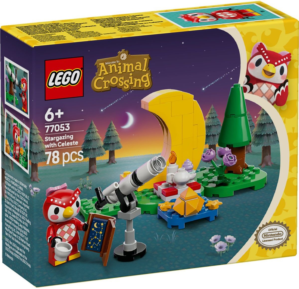 Lego Animal Crossing. Observarea stelelor cu celeste