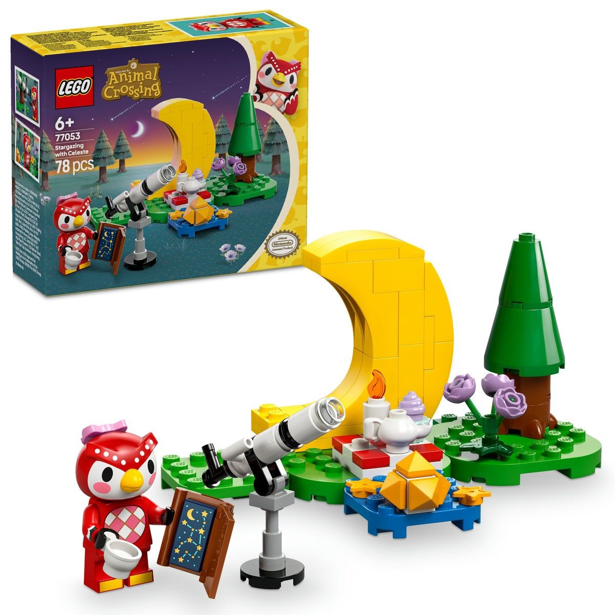 Lego Animal Crossing. Observarea stelelor cu celeste