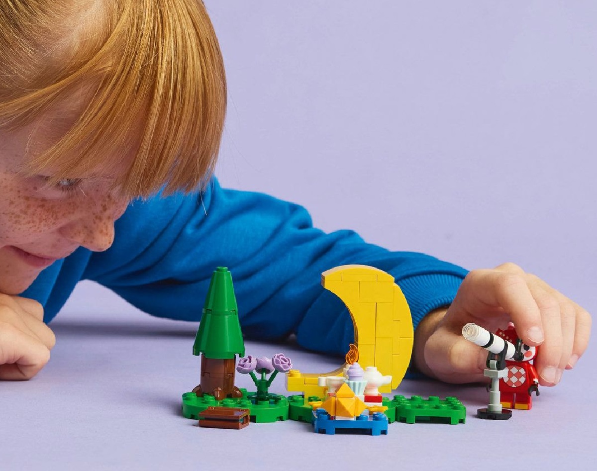 Lego Animal Crossing. Observarea stelelor cu celeste