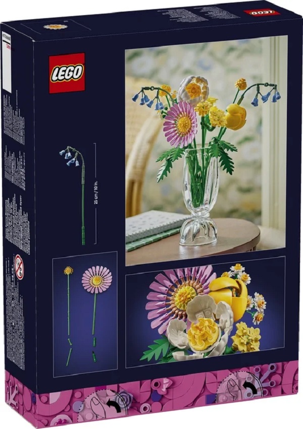Lego Botanicals. Mic buchet de flori pastel