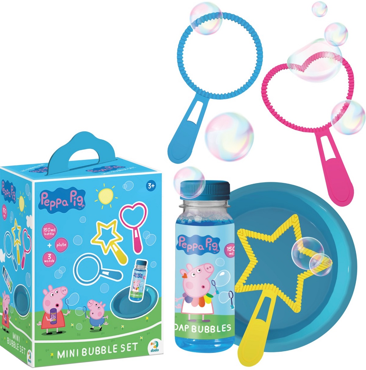 Set mini: Baloane de sapun. Peppa Pig