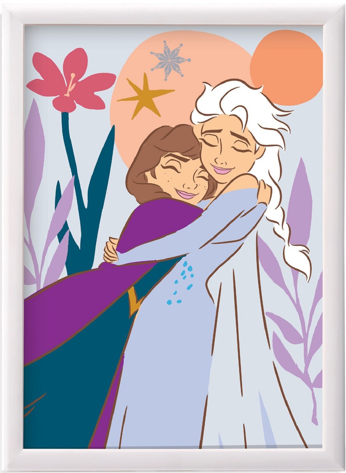 Picteaza si inrameaza: Disney Frozen