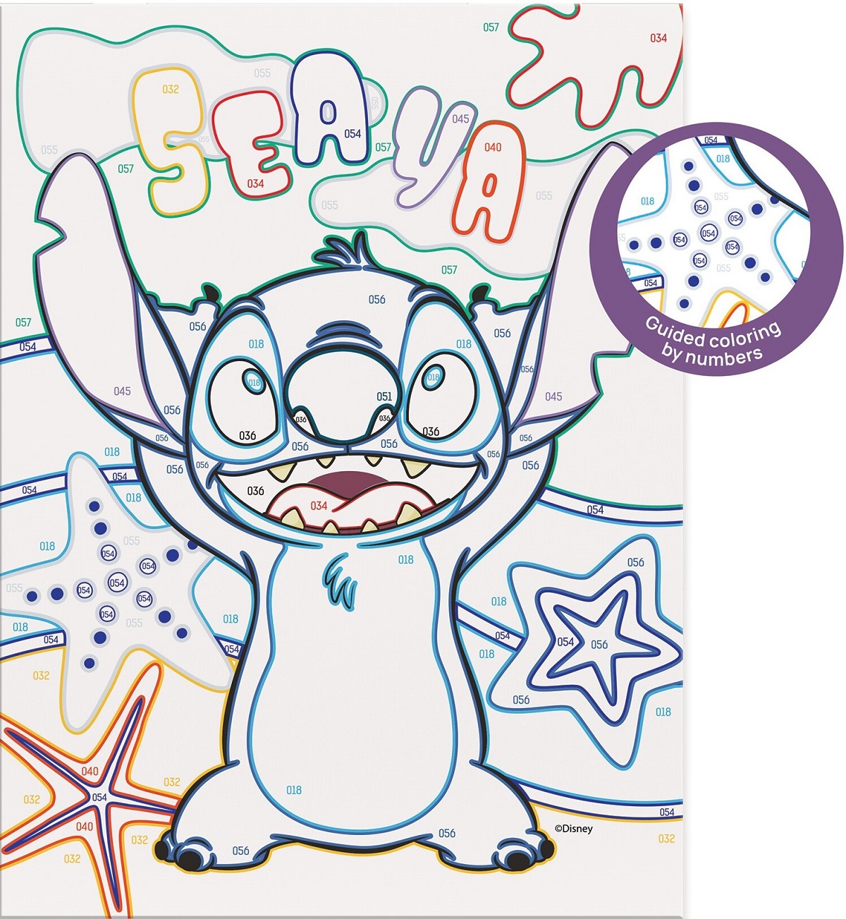 Picteaza si inrameaza: Disney Stitch