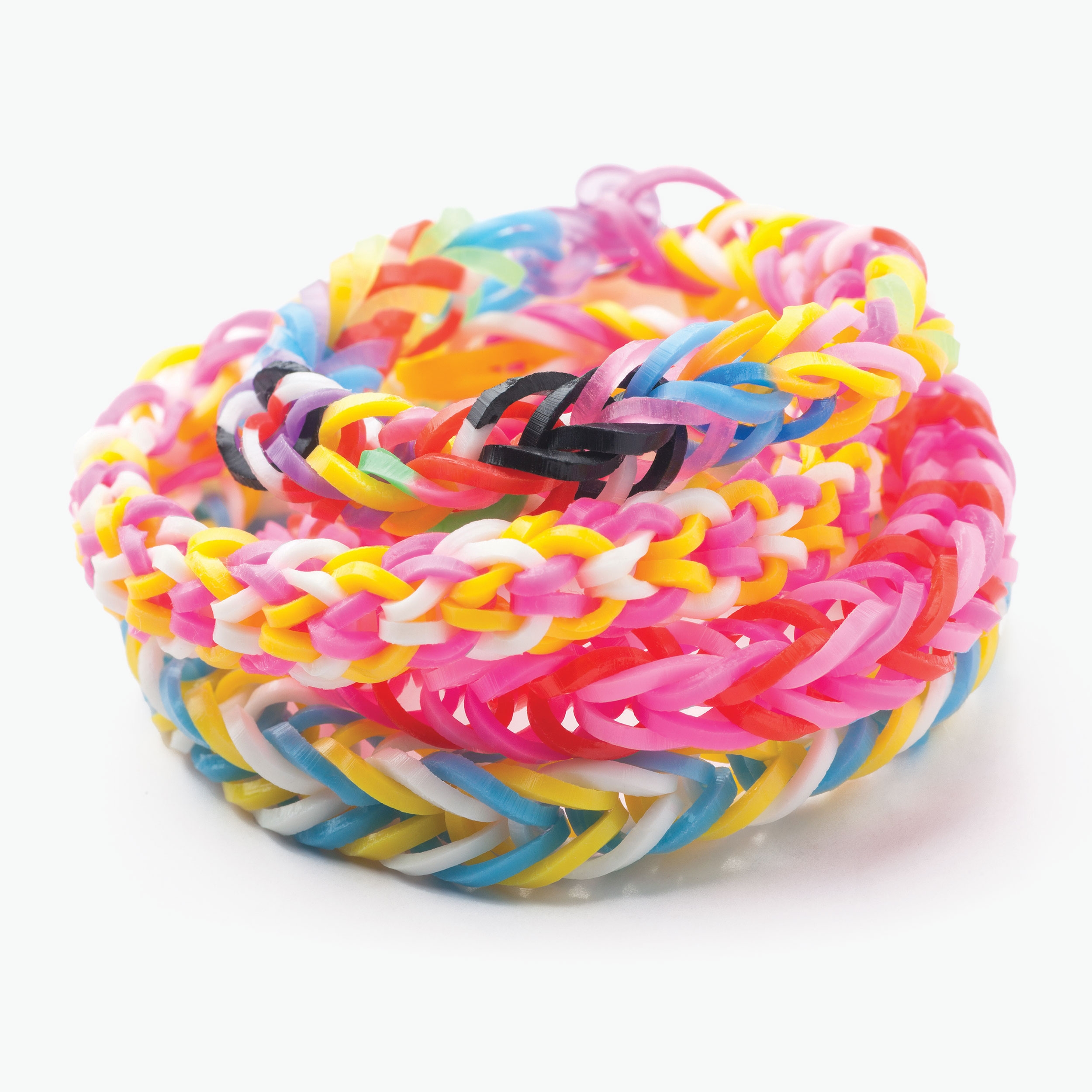 Set Plexi Flexi. 800 elastice din cauciuc si 8 accesorii. Roz