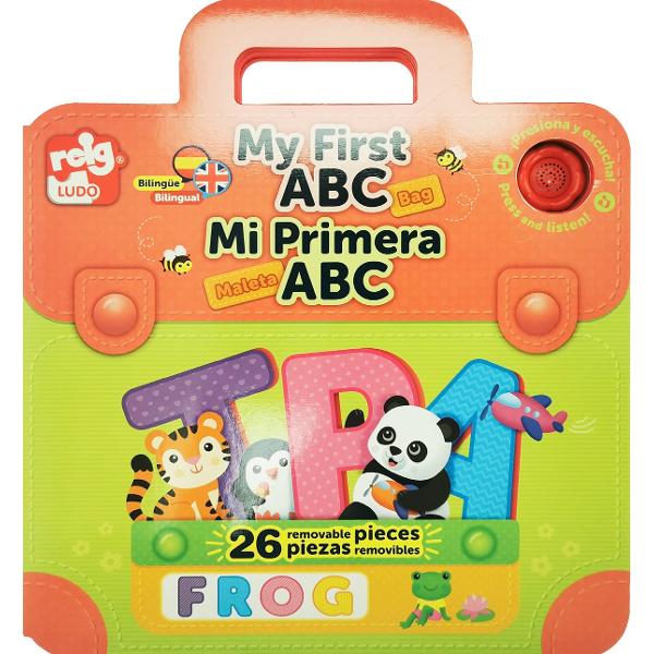 Geanta cu sunete. Alfabet interactiv in limba engleza-spaniola