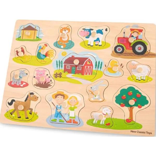 Puzzle lemn. Ferma