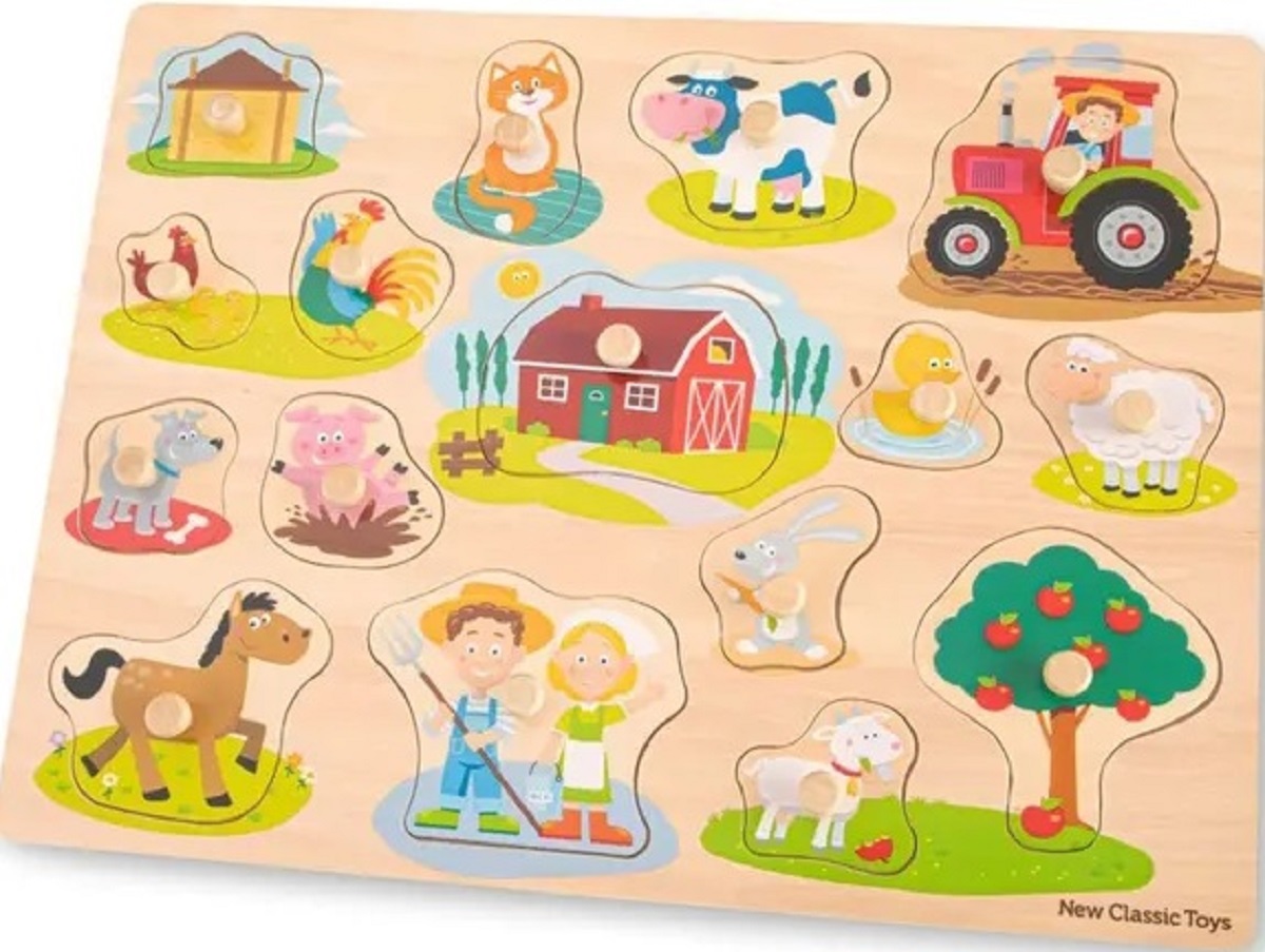 Puzzle lemn. Ferma