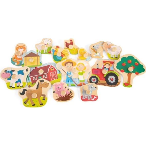 Puzzle lemn. Ferma