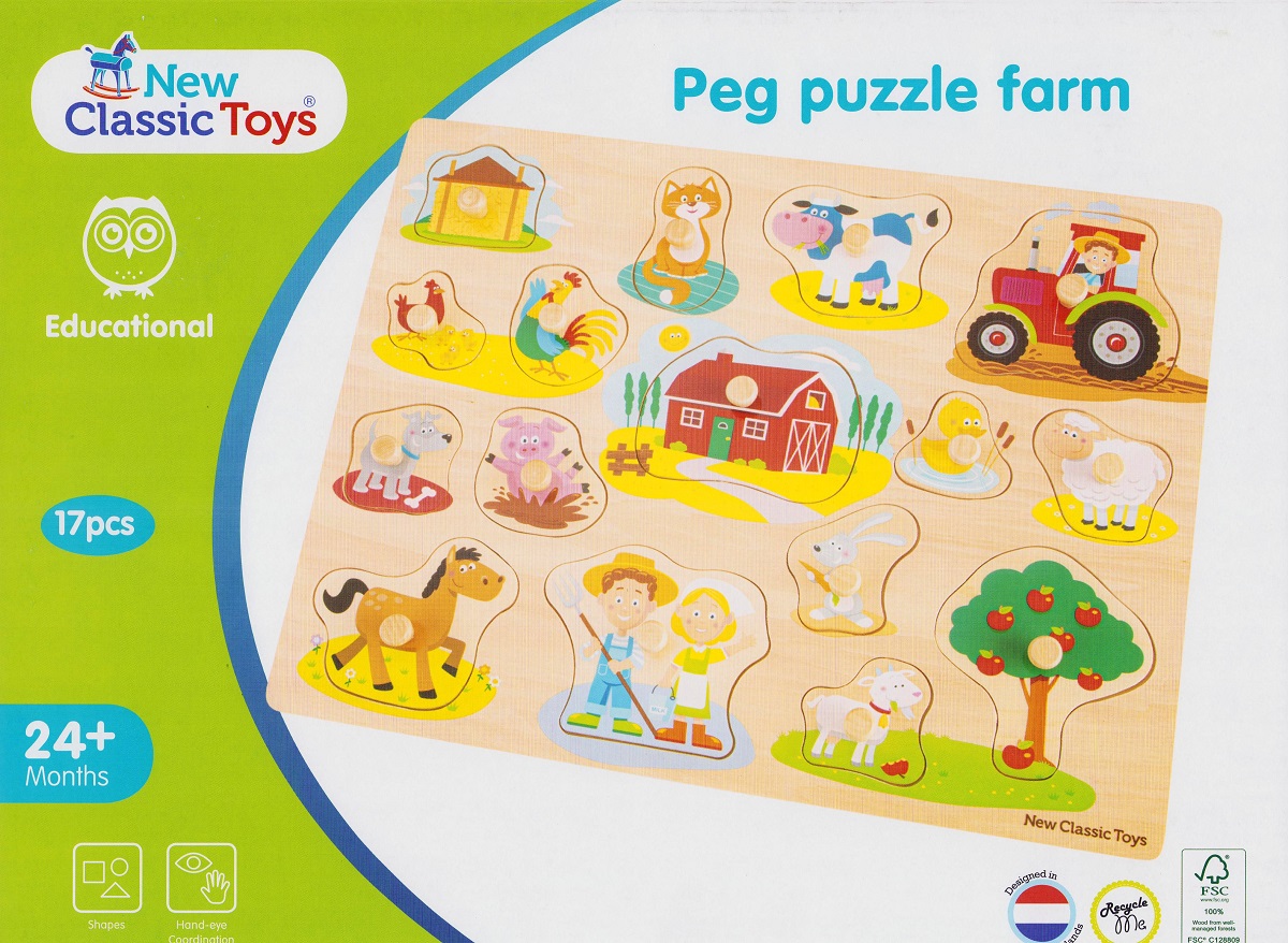 Puzzle lemn. Ferma