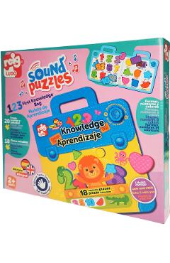 Imaginea produsului 'Geanta cu sunete. Numere și forme în limba engleză-spaniolă'