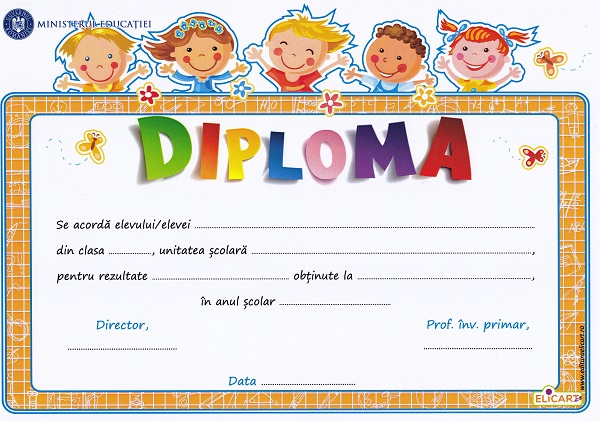 Diploma. Ciclul primar 3
