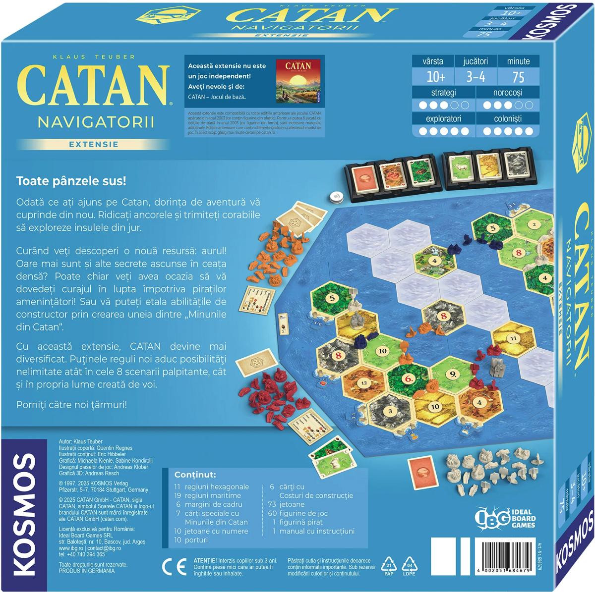 Catan - Extensie 3-4 jucatori: Navigatorii - Klaus Teuber