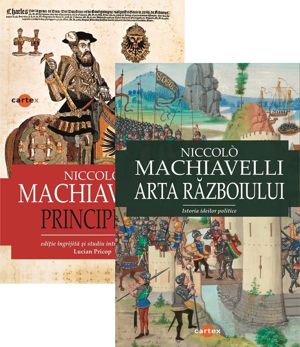 Pachet 2 carti: Niccolo Machiavelli. Principele + Arta razboiului - Niccolo Machiavelli