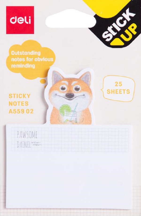 Sticky notes. Vulpe