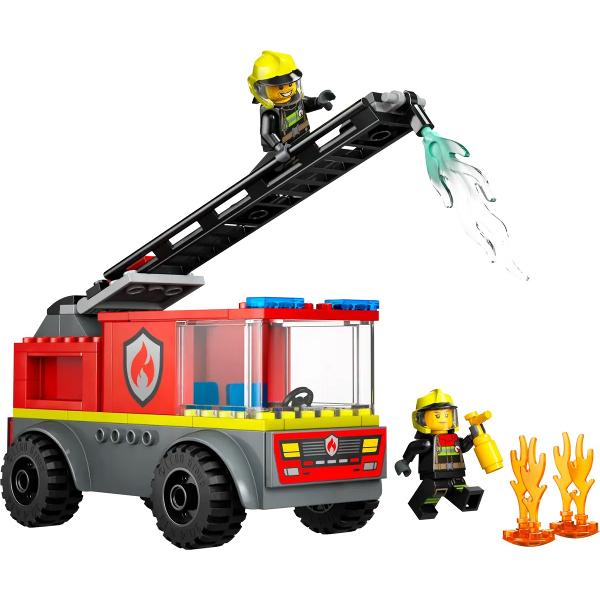 Lego City. Camion de pompieri cu scara