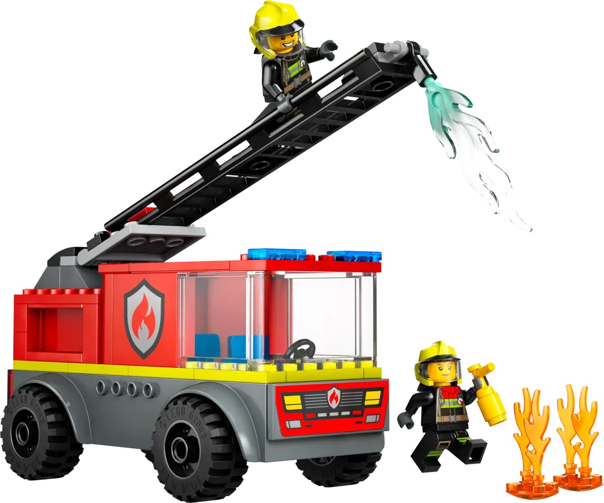 Lego City. Camion de pompieri cu scara
