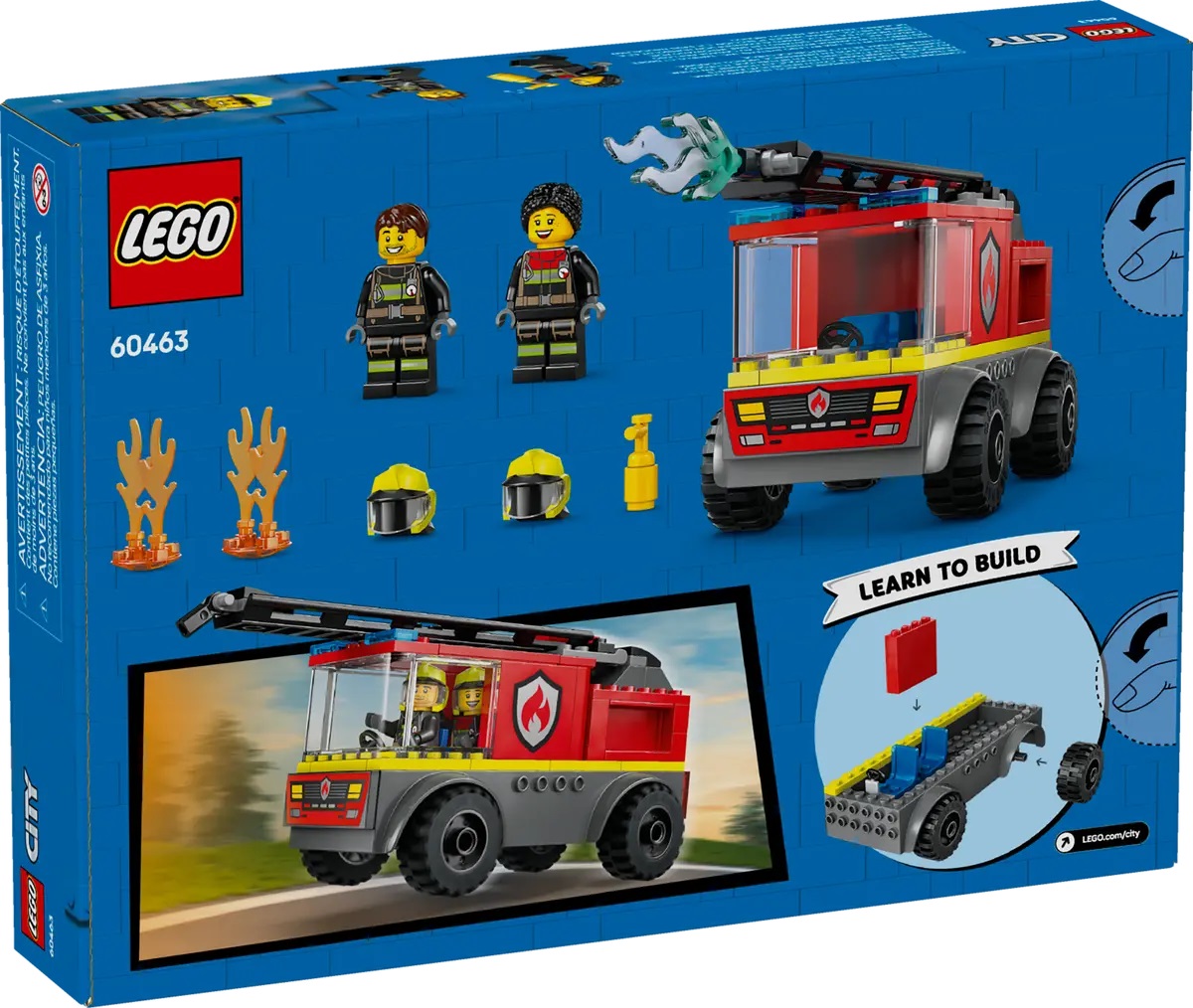Lego City. Camion de pompieri cu scara