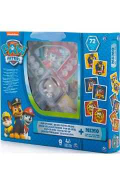 Poza produsului Joc cu zaruri si Memory Game. Patrula Catelusilor