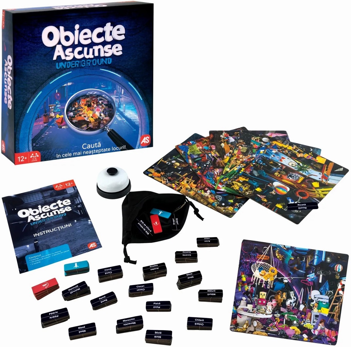 Joc de societate: Obiecte ascunse. Underground