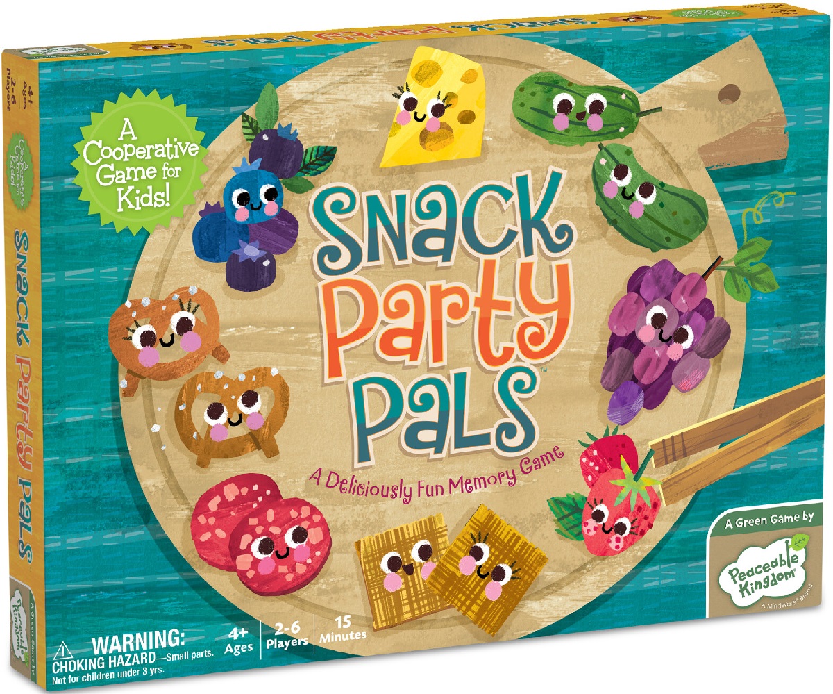 Joc de cooperare si memorie. Snack Party Pals
