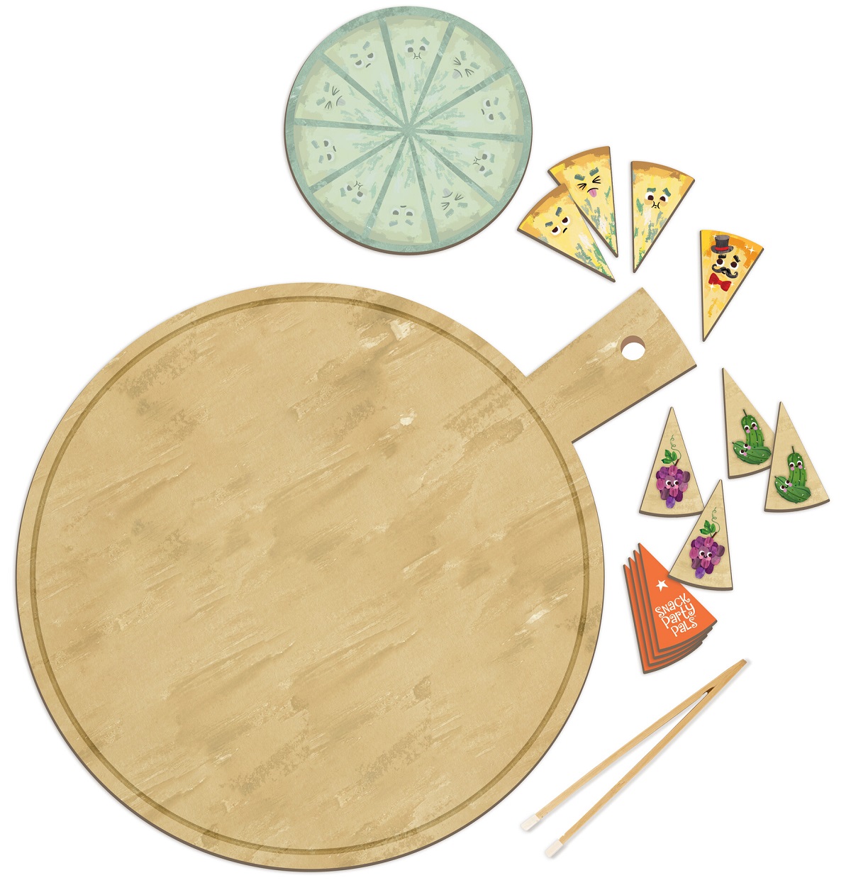 Joc de cooperare si memorie. Snack Party Pals